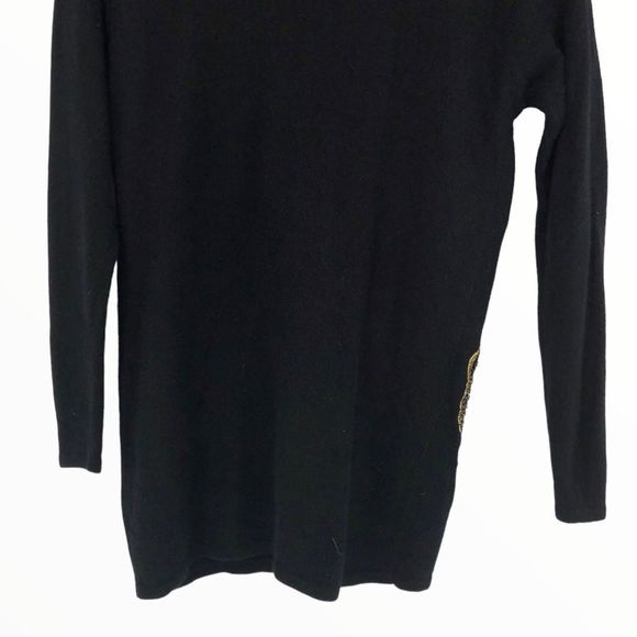 90’s Vintage Beaded Embroidered Lambswool Angora Long Sleeve Sweater size Small - Picture 7 of 12